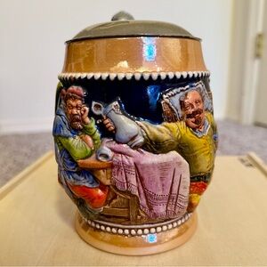 Vintage Ceramic Beer Stein